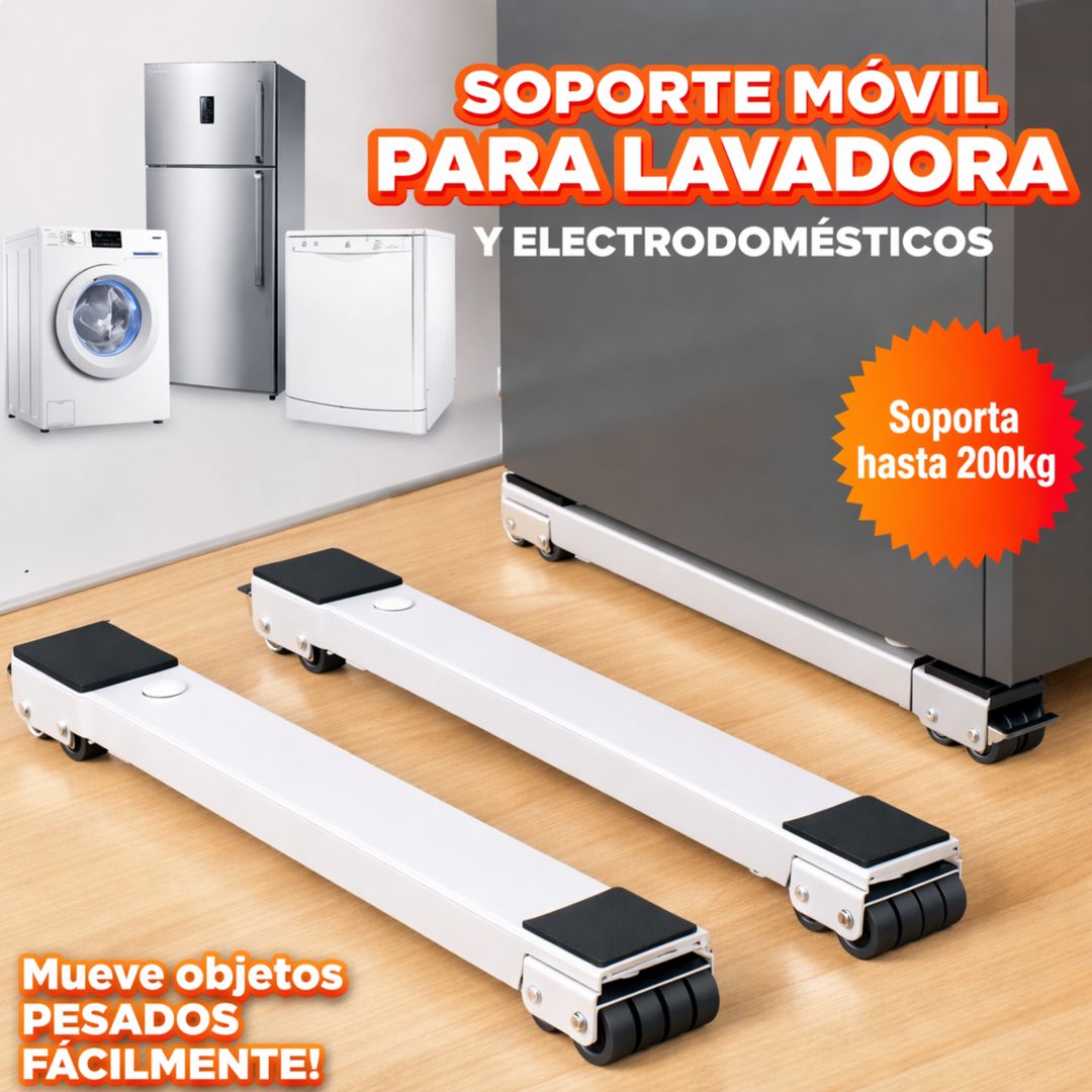 Soporte Móvil Ajustable para Electrodomésticos