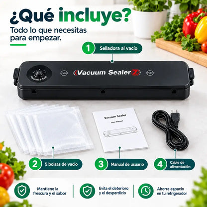 Sellador al Vacío Sealer – Alimentos Más Frescos