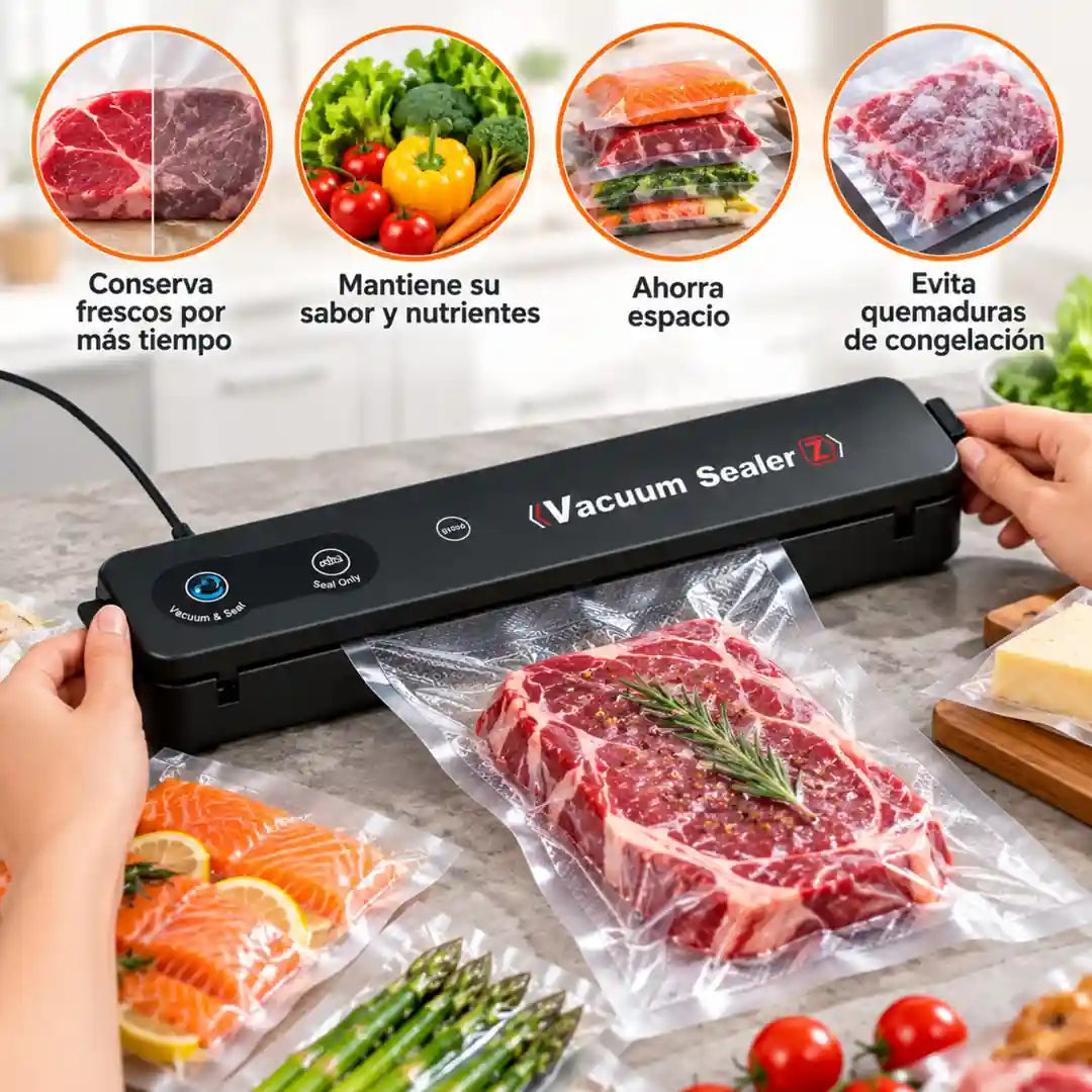 Sellador al Vacío Sealer – Alimentos Más Frescos