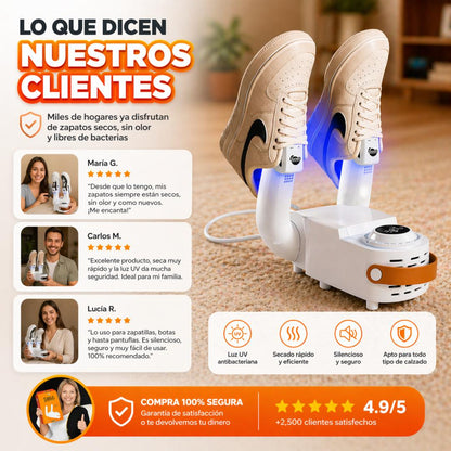 Secador y Desodorizador UV para Zapatos